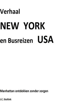 cover image of Verhaal NEW YORK en Busreizen USA